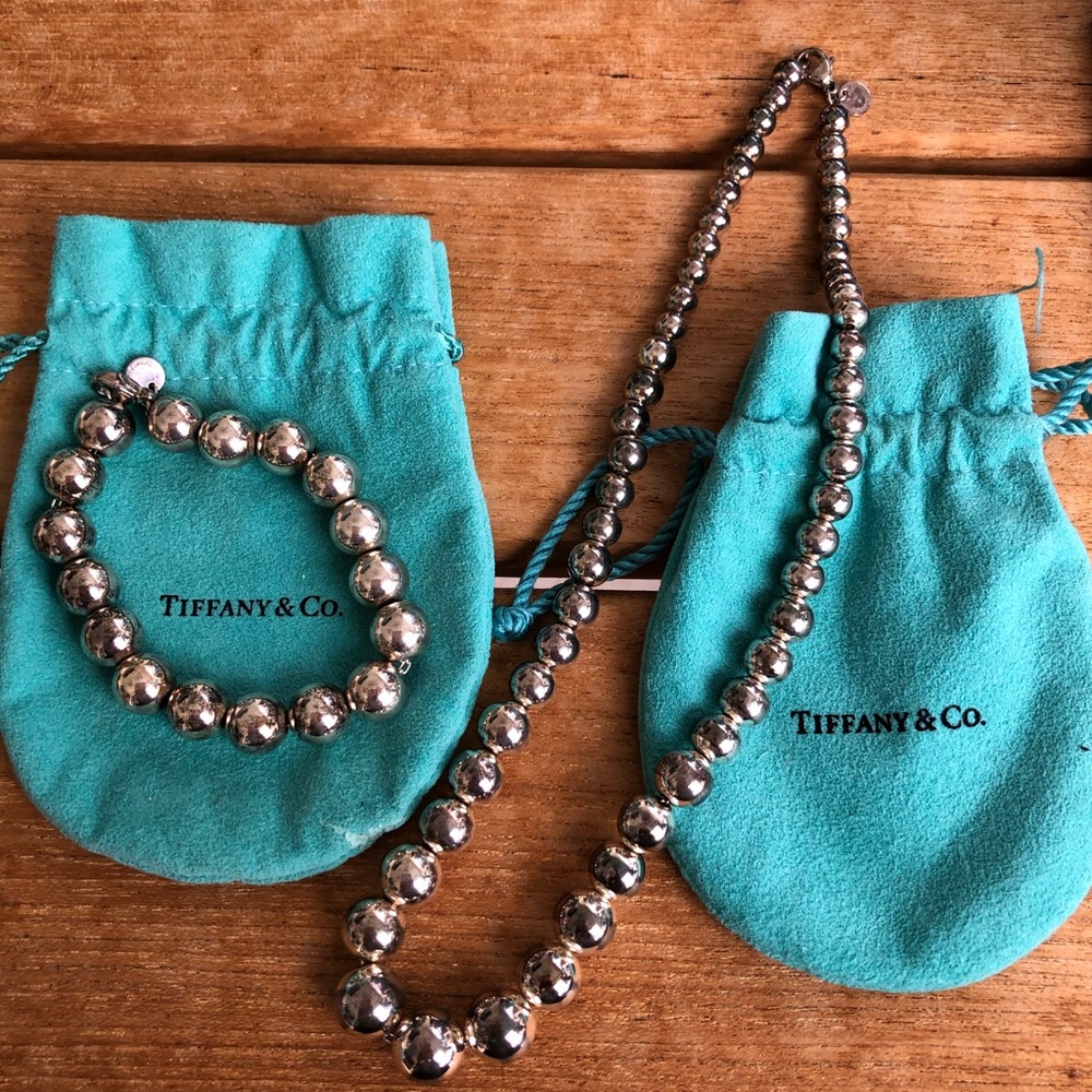 Tiffany & Co. Beaded bracelet and necklace